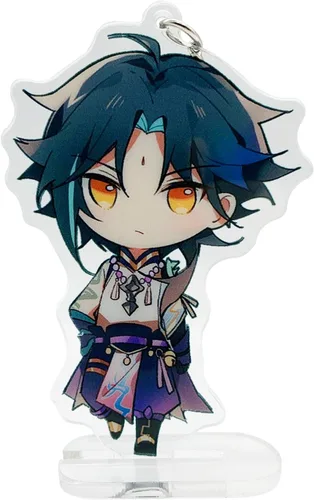 Vista 152 de YJacuing Genshin Impact - Figura de llavero de acrílico
