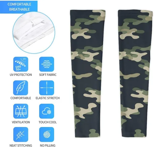 Vista 5 de Mangas de compresión para el brazo con protección UV para hombres y mujeres