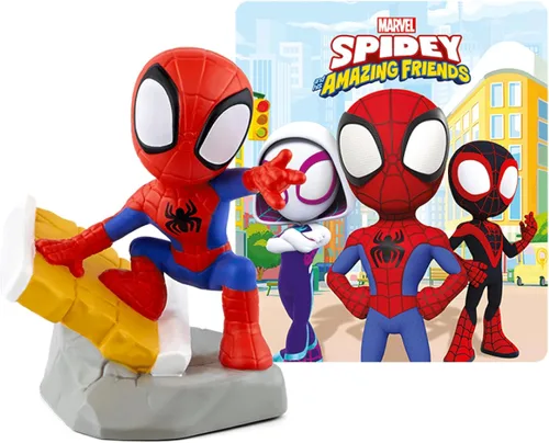 Vista 9 de Figurita de juguete de audio Tonies Spin de Marvel de Spidey y sus asombrosos amigos Girar (Miles Morales)