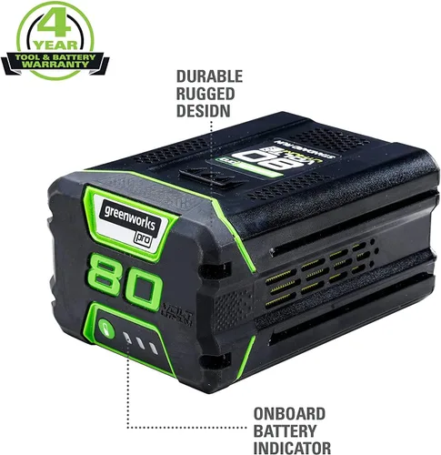 Vista 3 de Greenworks Inversor de potencia Pro 80V 300W, batería de 2 Ah y cargador incluidos