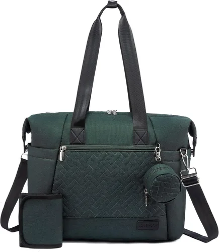 Vista 11 de LOVEVOOK Bolsa de pañales, bolsa de pañales para bebé, bolsa de pañales de viaje impermeable con cambiador