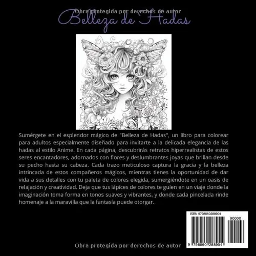 Vista 2 de Belleza de Hadas Anime hiperrealista (Spanish Edition)