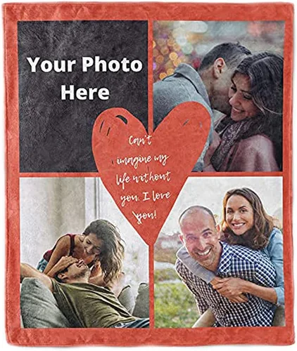 Vista 19 de Manta personalizada para esposa de esposo a esposa para pareja, regalo de aniversario para mujeres, regalo para aniversario de boda