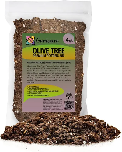 Vista 8 de Gardenera - Mezcla para macetas prémium para olivos - Logra la excelencia del olivo con ingredientes naturales - 1 cuarto de galón