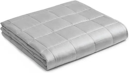 Vista 22 de YnM Manta con peso refrescante para adultos, manta pesada de 10 libras para una persona de 90 libras, perfecta para personas que duermen con calor