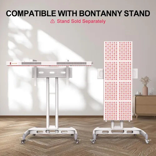 Vista 4 de BONTANNY Terapia de Luz Roja, Luz Infrarroja Cercana Roja de Cuerpo Completo 660nm 850nm con 480 LEDs de Grado Clínico de Chip Dual y Temporizador