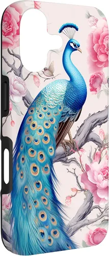 Vista 3 de Chinoiserie Peacock Rose Garden Case for iPhone 17