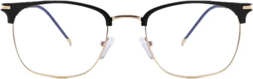 Vista 2 de Shiratori Lentes transparentes de lente transparentes de 1693in con borde de bocina retro vintage