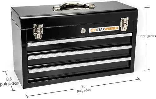 Vista 11 de GEARWRENCH Caja de herramientas de 3 cajones - 83151