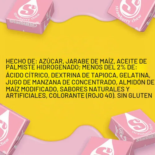 Vista 7 de STARBURST All Pink - Paquete a granel de caramelos masticables de frutas, tamaño compartido, 15.6 onzas, paquete de 6