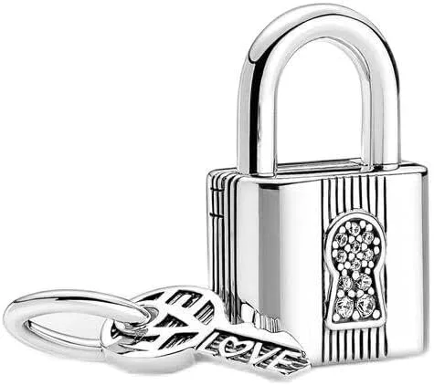Vista 30 de Abalorio de plata de ley 925 calado para pulseras y collares de abalorios, regalos de joyería para mujeres