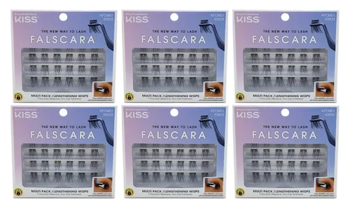 Vista 6 de Kiss Falscara - Juego de 6 mechones alargadores