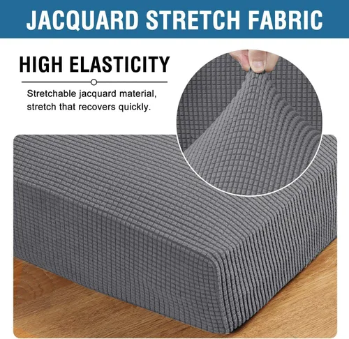 Vista 81 de H.VERSAILTEX Fundas de Cojín de Asiento Individuales Super Elásticas Fundas de Sofá Fundas de Cojín de Sofá Fundas Deslizables Juegos Tela de Sarga