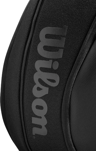 Vista 4 de Bolsa para raqueta de tenis Wilson RF DNA - Roja y negra