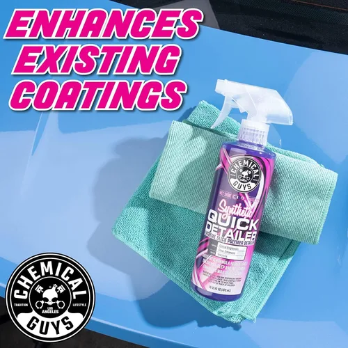 Vista 2 de Chemical Guys, Synthetic Quick Detailer, Slick Polymer Spray, 16 oz, 2-Pack