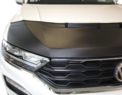 Vista 4 de AB-00853c Brasier con capucha de aspecto de fibra de carbono compatible con Opel Zafira C Tourer 2011-2019 con máscara de nariz frontal