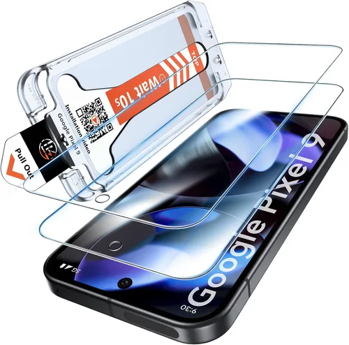 Vista 8 de LK Paquete de 2 protectores de pantalla para Google Pixel 8 con 2 protectores de lente de cámara, protector de pantalla de vidrio templado