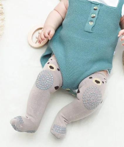 Vista 4 de Calcetines antideslizantes para bebés y niños de 0 a 3 años de edad calcetines antideslizantes para niños y niñas 6 pares