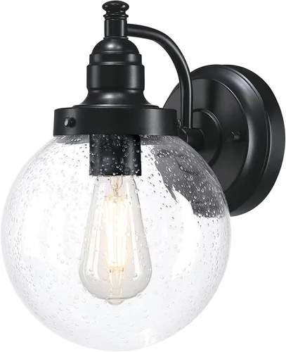 Vista 8 de Westinghouse Lighting 6313700 Eddystone - Accesorio de pared para exteriores con sensor de atardecer a amanecer, acabado de bronce aceitado