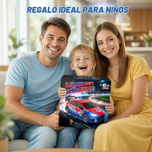 Vista 7 de Axirata RC Drift Car 1:24 Escala Control Remoto Coche de Rally para Niños