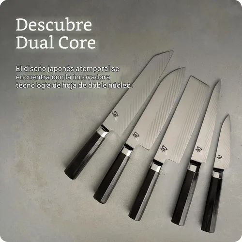 Vista 6 de Shun Cuchillo Kiritsuke de doble núcleo de 8 pulgadas, cuchillo de chef maestro, ideal para la preparación integral de alimentos, auténtico cuchillo