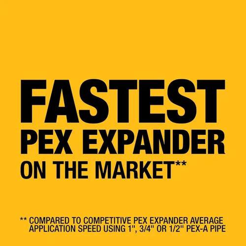 Vista 5 de DEWALT Kit de herramienta expandidor PEX 20V MAX*, 1 pulgada (DCE400D2)