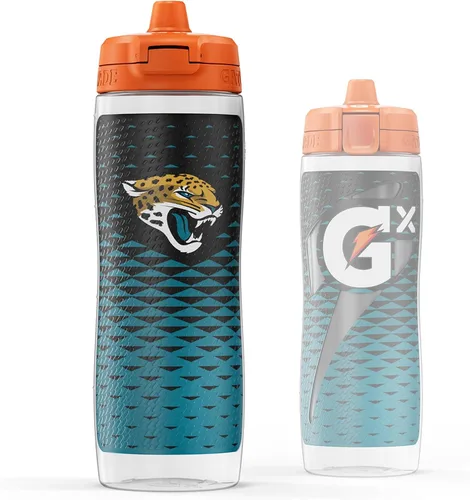Vista 16 de Gatorade Gx NFL - Botellas antideslizantes para apretar, 30 onzas líquidas, sistema de hidratación Gx