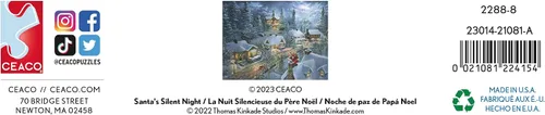 Vista 7 de Ceaco - Navidad - Noche Silenciosa de Santa - Rompecabezas de 300 Piezas
