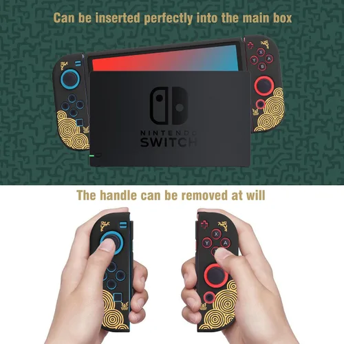 Vista 4 de Diseñada para Nintendo Switch OLED Funda Switch OLED TPU para niñas y niños, linda carcasa protectora Kawaii compatible con Nintendo Switch OLED