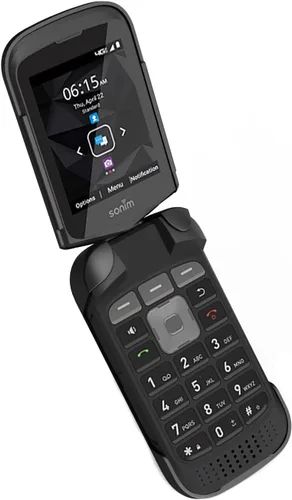Vista 8 de Funda con clip para teléfono móvil Sonim XP3 Plus 4G, cubierta rígida delgada Nakedcellphone y [rotación/trinquete] Combo de funda de cadera