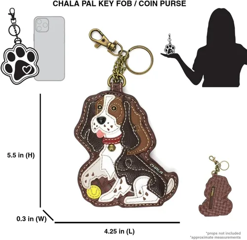 Vista 48 de CHALA Dog Collection - Llavero decorativo para mujer