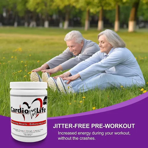 Vista 3 de CardioForLife - 16 oz. Polvo con AstraGin - Sabor a Uva
