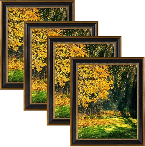 Vista 8 de marco de fotos de 16x20 pulgadas sin paspartú para póster/foto/impresión de 16x20, pantalla de montaje en pared de vidrio real resistente a roturas