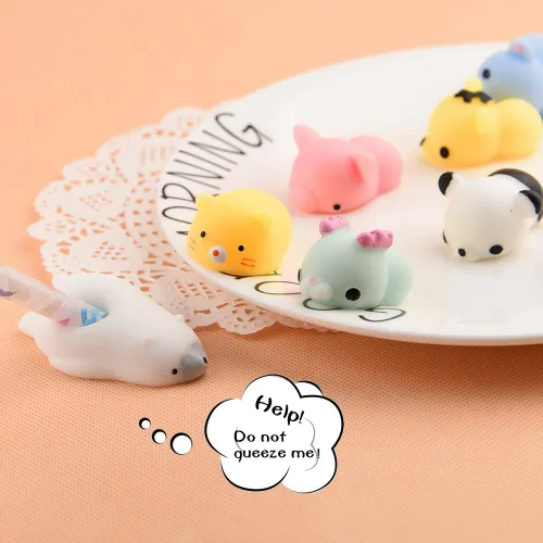 Vista 6 de KUUQA - 30 juguetes de peluche para aliviar el estrés, diseño de panda