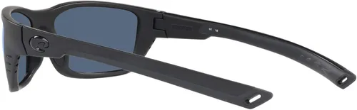 Vista 5 de Costa Del Mar - Gafas de sol rectangulares con punta blanca para hombre Negro 58 MM