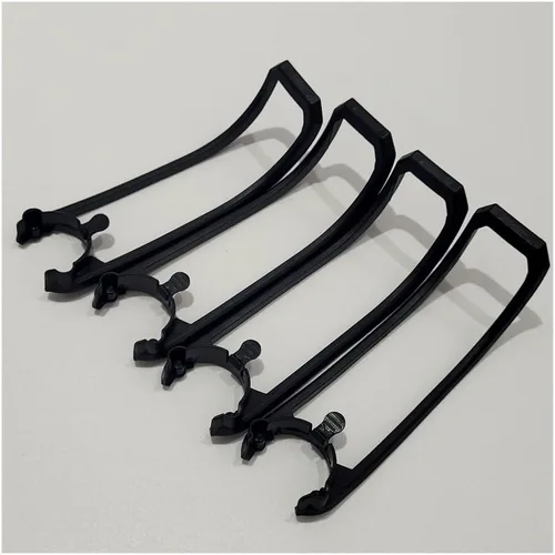 Vista 13 de Fit for E99 PRO 2 Mini Drone Spare Part Motor Arm Shell/Propeller/Protective Frame/Gears/Blade Clip Part DIY Accessory(12PCS Blade Guard)