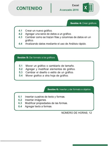 Vista 3 de Curso de Excel Avanzado 2016 Aprende funciones Lógicas, crear , insertar y dar formato a graficos en Excel Incluye Acceso al Curso