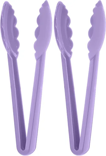 Vista 11 de Mercer Culinary Hell's Tools Hi-Heat - Pinzas utilitarias, 9.5 pulgadas, color azul