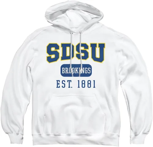 Vista 230 de LOGOVISION Colección de sudaderas con capucha unisex con diseño oficial de Collegiate Est. Date para hombres y mujeres