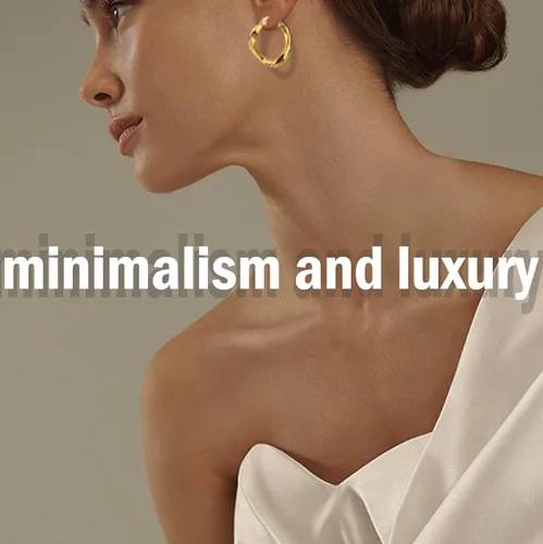 Vista 3 de Aretes de aro trenzados de oro para mujer, chapados en oro de 18 quilates, aretes gruesos ovalados de 0.906 in, no se deslustran para regalo