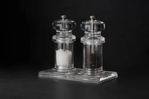 Vista 2 de Cole and Mason - Molinillo de sal y pimienta, acrílico Tray/Trivet for Spice Grinder, Kitchen Storage & Organization, Kitchen Accessories