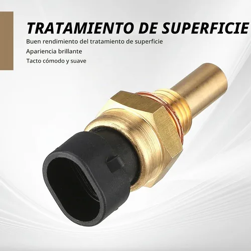 Vista 3 de MLY 1 sensor de temperatura del refrigerante del automóvil, sensor de temperatura del refrigerante del motor duradero de 2 pines, ajuste directo