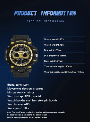 Vista 5 de KXAITO Relojes deportivos para hombre, impermeables, para exteriores, diseño de tablero de carreras, para hombre