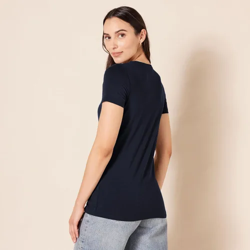 Vista 183 de Amazon Essentials Women's Regular-Fit Short-Sleeve Crewneck T-Shirt