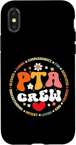 Vista 4 de iPhone 15 Parents Teacher Association Team Supporter PTA Crew Case