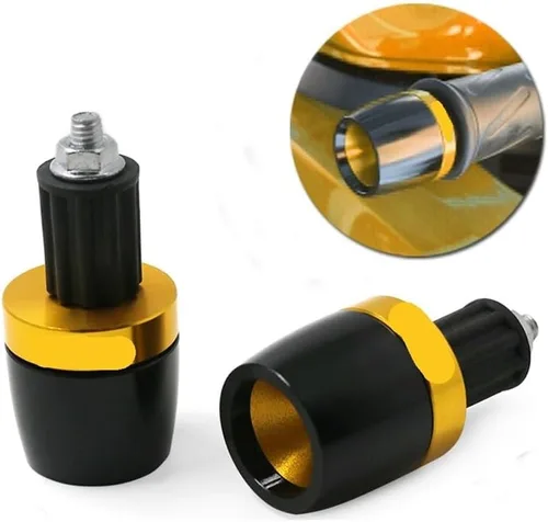 Vista 2 de for FZ8 for FZ 8 7/8" Motorcycle Handlebar Grips Ends Handle Bar Slider End Cap Bar Ends