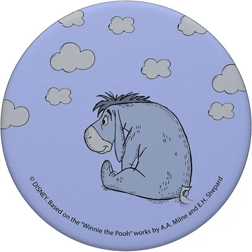 Vista 3 de Disney Winnie The Pooh Eeyore Cloudy Day Portrait PopSockets intercambiables PopGrip