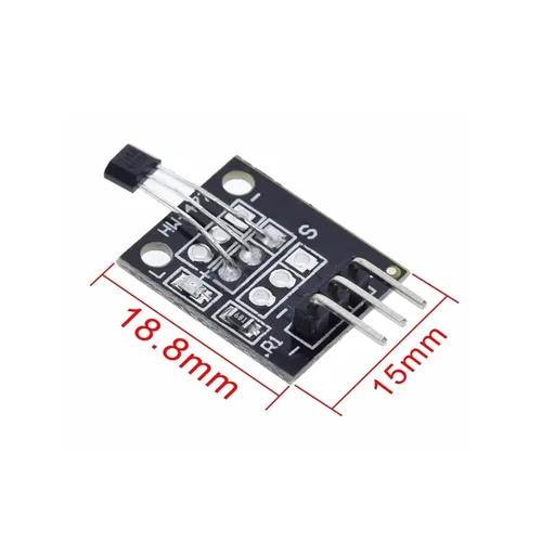Vista 2 de Módulo de sensor magnético Hall para Arduino AVR Smart Cars DIY Kits