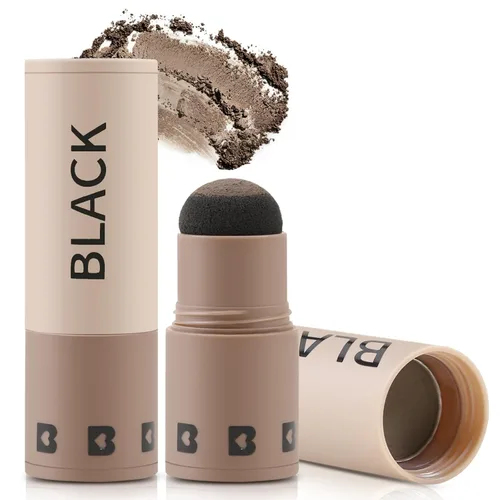 Vista 21 de Boobeen Barra de polvo de línea capilar para retoque de raíces y sombra de cabello, relleno de línea capilar impermeable para cubrir el cabello 01#