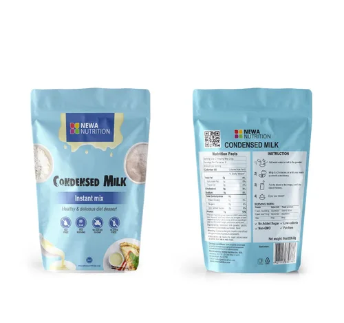 Vista 2 de Mezcla de leche condensada sin gluten sin OGM sin azúcar. Peso: 8 oz/226.8 gr.